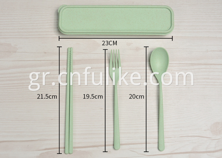 Green Plastic Tableware